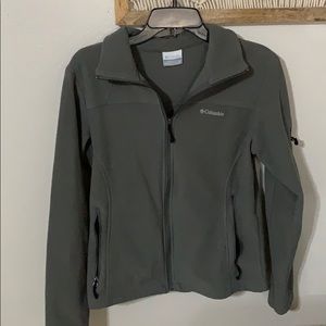 Grey columbia full zip